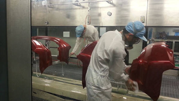 汽車保險杠涂裝線