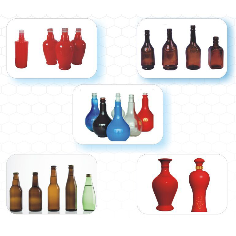 環(huán)保型無氣靜電旋杯玻璃瓶噴涂線